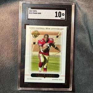 2005 TOPPS #418 FRANK GORE (SGC 10 GM)